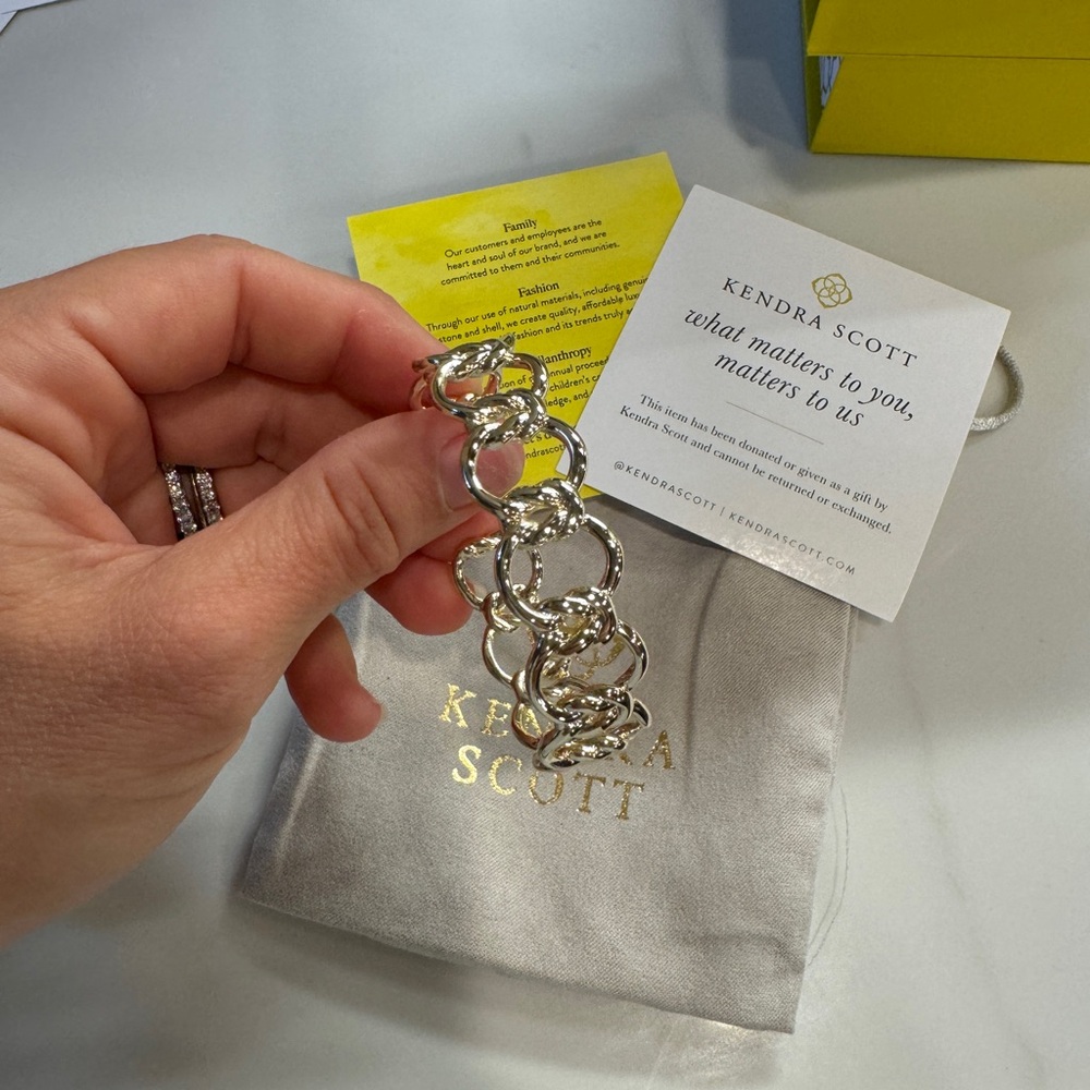 Kendra Scott Fallyn Cuff Bracelet, gold